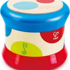 Hape Ξύλινο Τύμπανο Και Δημιουργός Ήχων – Baby Drum (E0333)