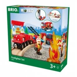 BRIO WORLD Brio Σιδηροδρομικό Σετ Πυροσβεστικής (33815)