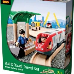 BRIO WORLD Brio Σιδηροδρομικός Σταθμός Με Οχήματα (33209)
