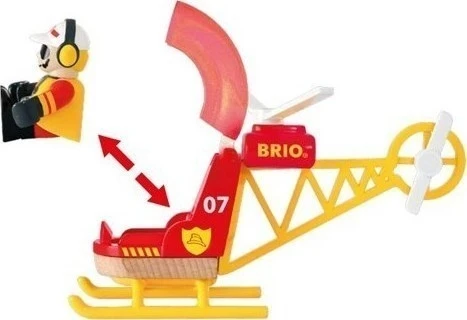 BRIO WORLD Brio Πυροσβεστικό Ελικόπτερο (33797) - Image 3