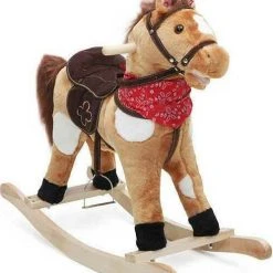 Cangaroo Ξύλινο Κουνιστό Αλογάκι Thunder Με Ήχο WJ-001 (106082)