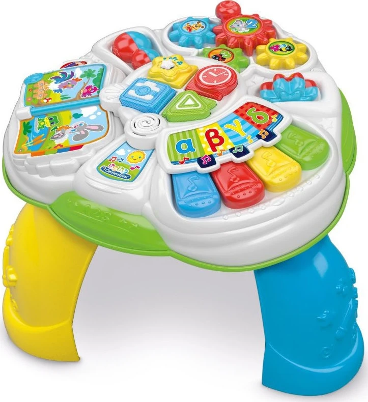 Baby Clementoni Τραπέζι Δραστηριοτήτων- Οι Πρώτες μου Γνώσεις (Μιλάει Ελληνικά) (1000-63595)