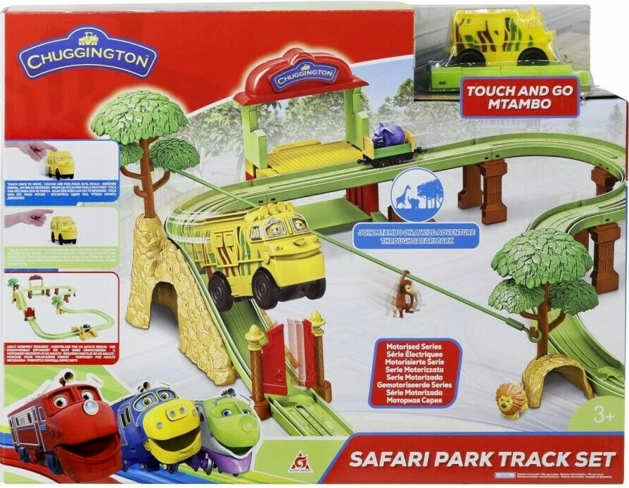 Chuggington Τρενάκια Safari Adventure Track Set (890601)