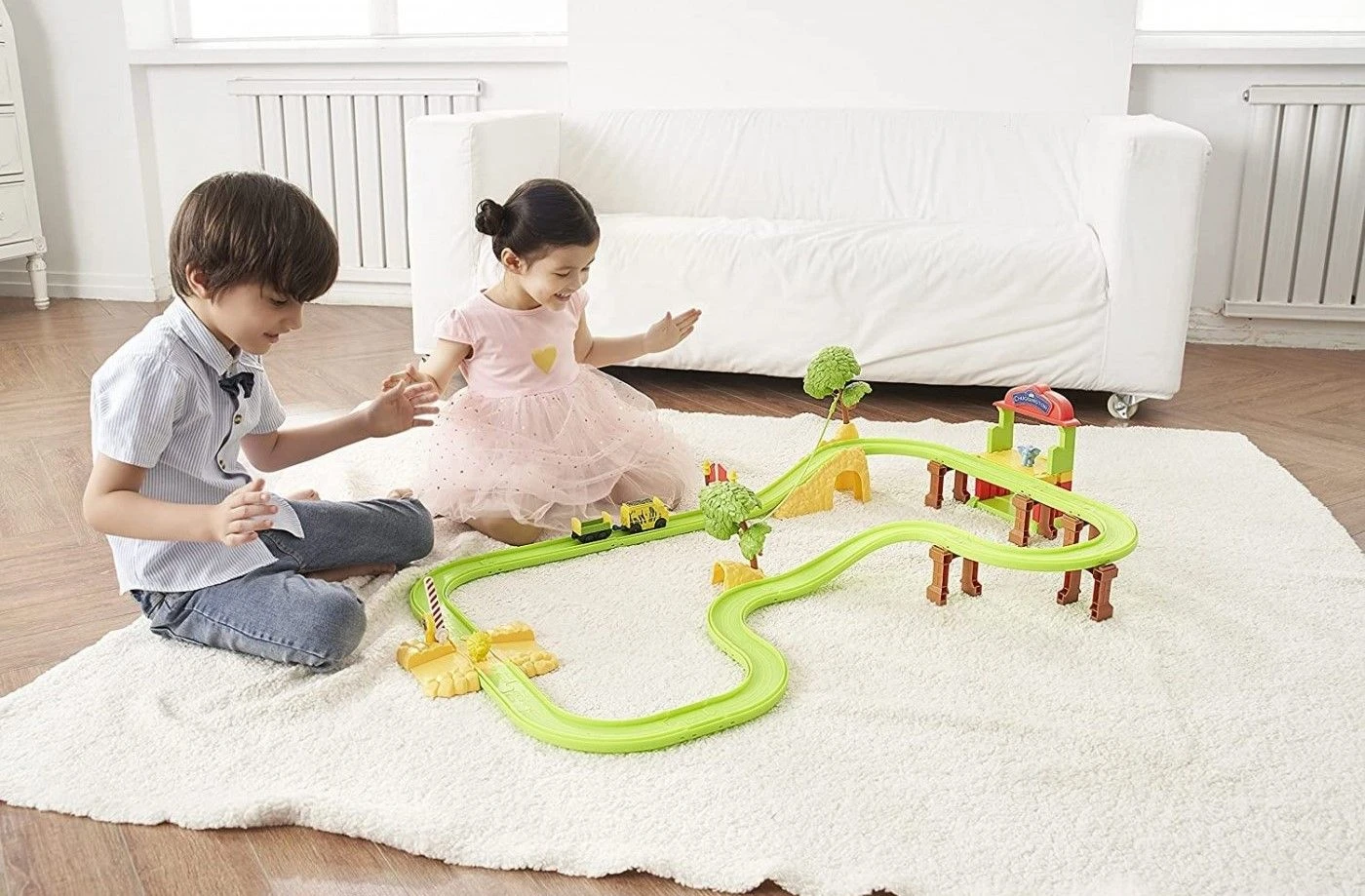 Chuggington Τρενάκια Safari Adventure Track Set (890601) - Image 4