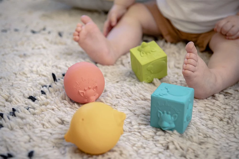 Sophie La Girafe Σόφι Καμηλοπάρδαλη Πολύχρωμα Κυβάκια So Pure (S220119) - Image 4