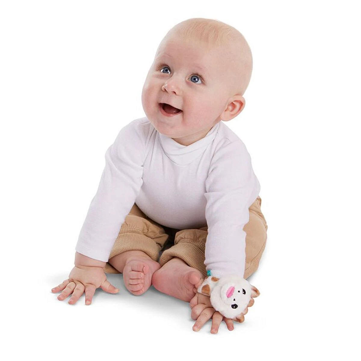 Sophie La Girafe Σόφι Καμηλοπάρδαλη Sweety Sophie Collection Λούτρινη Κουδουνίστρα Βραχιολάκι (S010332) - Image 3