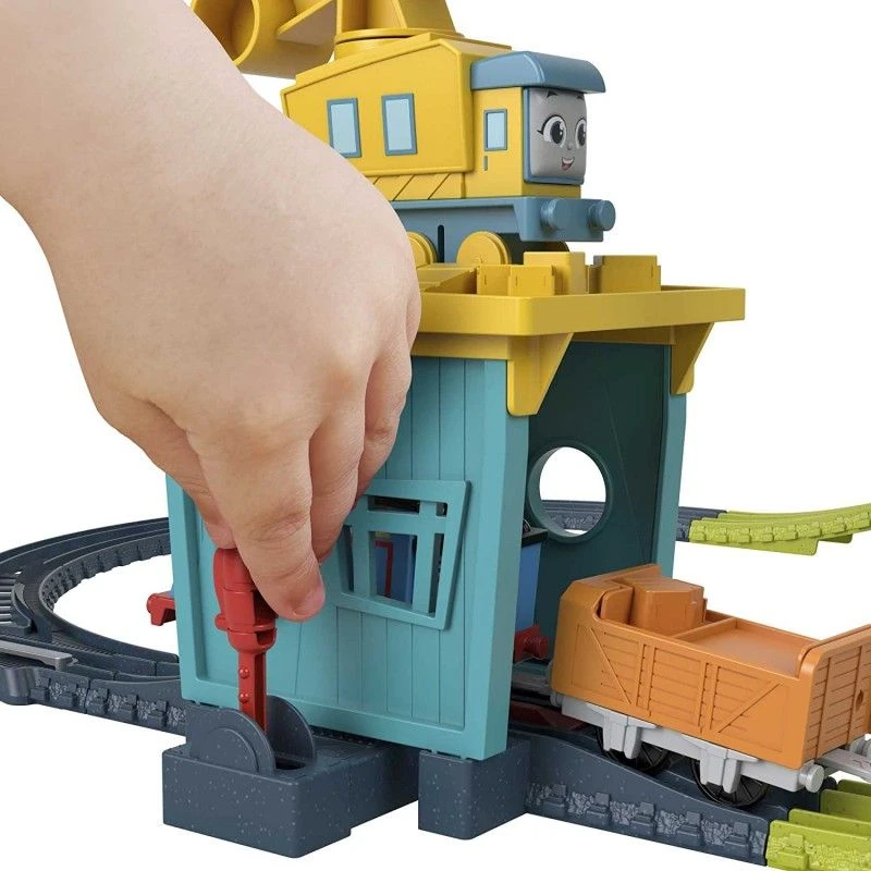 Fisher Price Τόμας Το Τρενάκι: Πίστα Και Σταθμός Επισκευών Με την Καρλι Και Τη Σαντι (HDY58) - Image 5