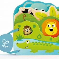 Hape Baby’s Wild Animal Ξύλινο Βιβλιαράκι Φάρμας (E0047A)