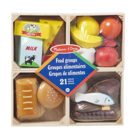 Melissa & Doug Ξύλινο Σετ Σε Ομάδες Τροφίμων (10271) - Image 7