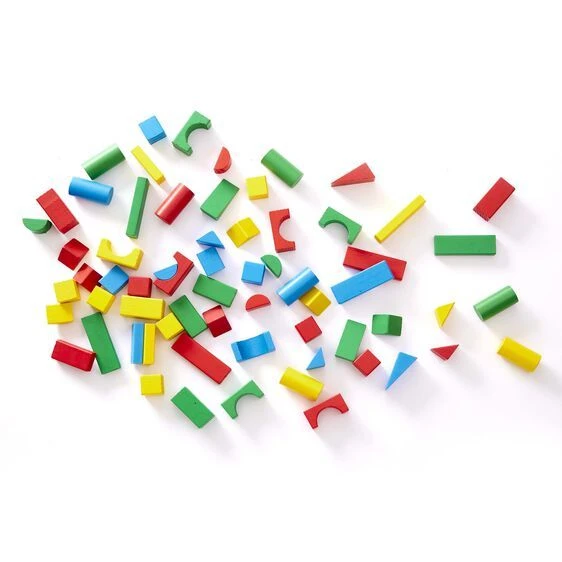 Melissa & Doug Melissa And Doug Ξύλινα Πολύχρωμα Τουβλάκια 100 Τμχ (10481) - Image 4