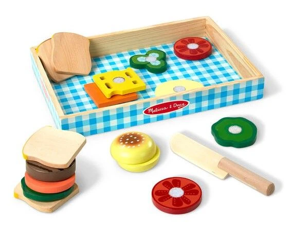 Melissa & Doug Ξύλινο Σετ Παρασκευής Σάντουιτς (10513)