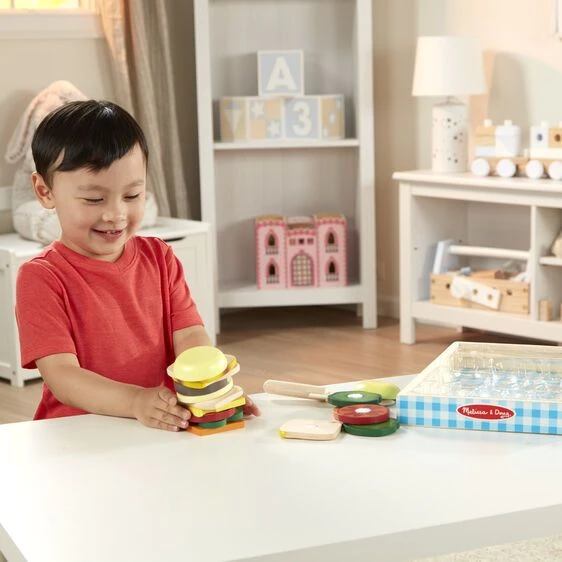 Melissa & Doug Ξύλινο Σετ Παρασκευής Σάντουιτς (10513) - Image 5