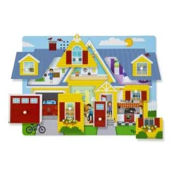 Melissa & Doug Melissa And Doug Ξύλινα Σφηνώματα Με Ηχους Σπιτιού (10734)