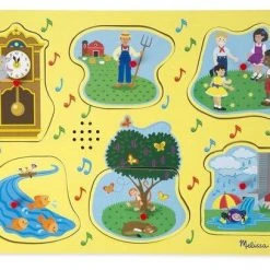 Melissa & Doug Ξύλινο Σφηνώματα με Ήχους (10735)
