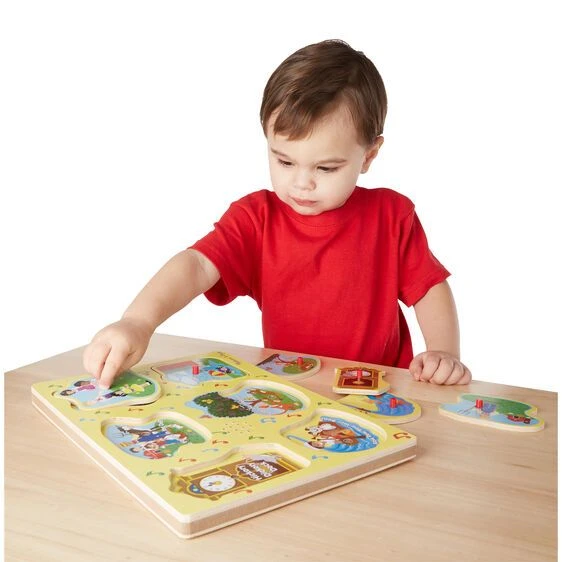 Melissa & Doug Ξύλινο Σφηνώματα με Ήχους (10735) - Image 2
