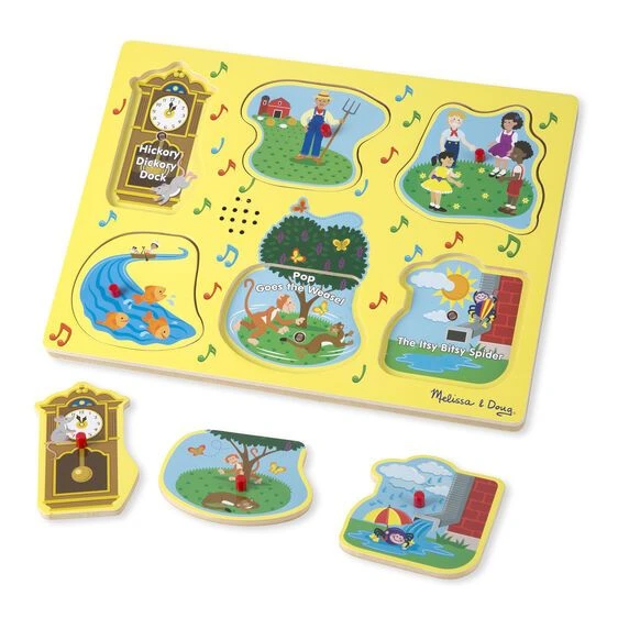 Melissa & Doug Ξύλινο Σφηνώματα με Ήχους (10735) - Image 4