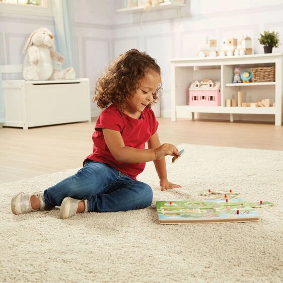 Melissa & Doug Ξύλινα Σφηνώματα με Ήχους Old Mc Donald’s Farm (10738) - Image 2