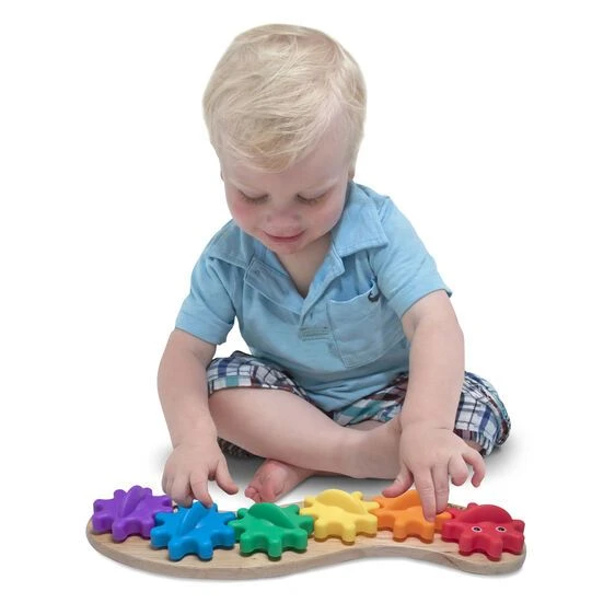 Melissa & Doug Μηχανικό Παιχνίδι Κάμπια με Ξύλινη Βάση (13084) - Image 2