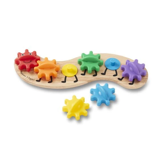 Melissa & Doug Μηχανικό Παιχνίδι Κάμπια με Ξύλινη Βάση (13084) - Image 5