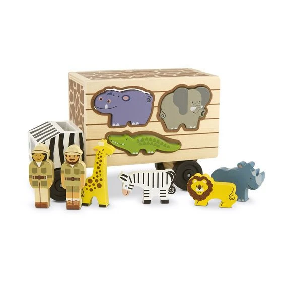 Melissa & Doug Ξύλινο Φορτηγό Διάσωσης Ζώων (15180) - Image 4