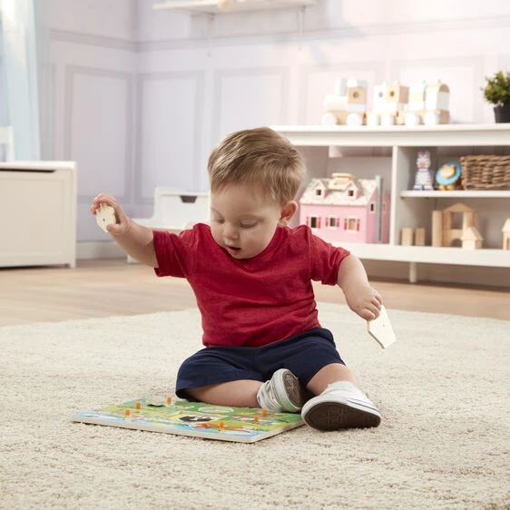 Melissa & Doug Ξύλινο Σφηνώματα-Τα Κατοικίδια Ζώα (19053) - Image 2