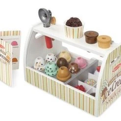 Melissa & Doug Ξύλινο Σετ Παγωτού με 20 Αξεσουάρ (19286)