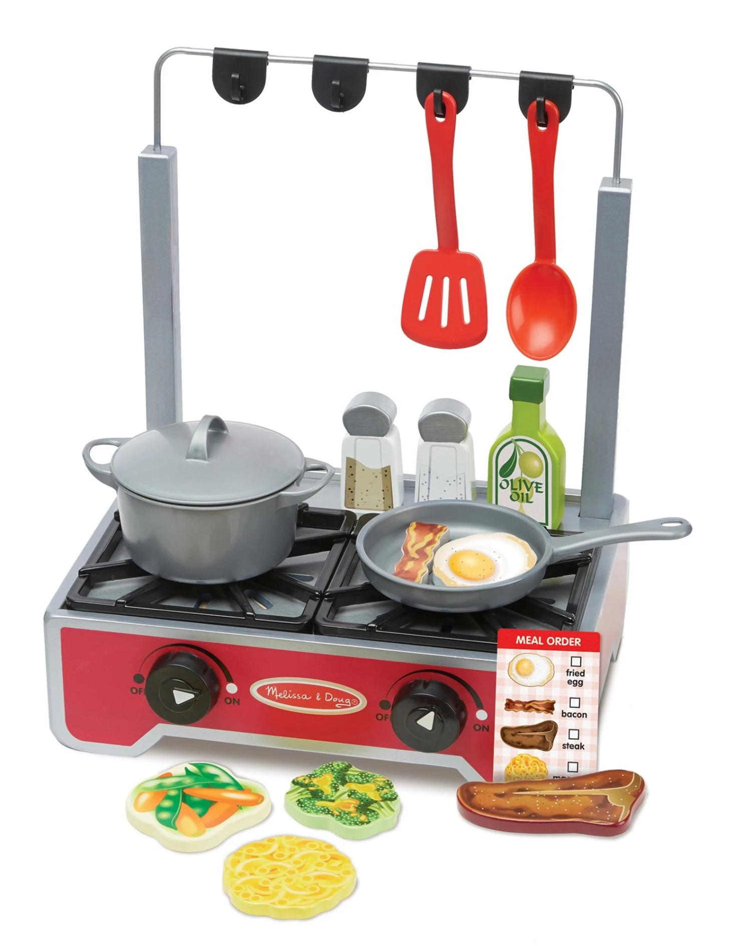 Melissa & Doug Ξύλινο Σετ Κουζινικών Μαγειρικής (19288) - Image 5