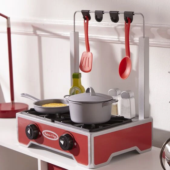 Melissa & Doug Ξύλινο Σετ Κουζινικών Μαγειρικής (19288) - Image 2