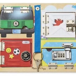 Melissa & Doug Ξύλινο Ταμπλό Με Κλειδώματα (19540)