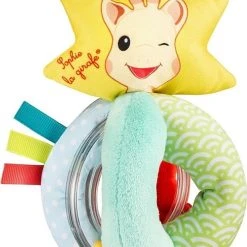 Sophie La Girafe Σόφι Καμηλοπάρδαλη Κουδουνίστρα Πολύχρωμη Με Χάντρες (S210207)