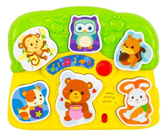 WinFun Παζλ Ζωακια Με Φωτα Και Ηχους – Lights N Sounts Animal Puzzle (0771-NL)