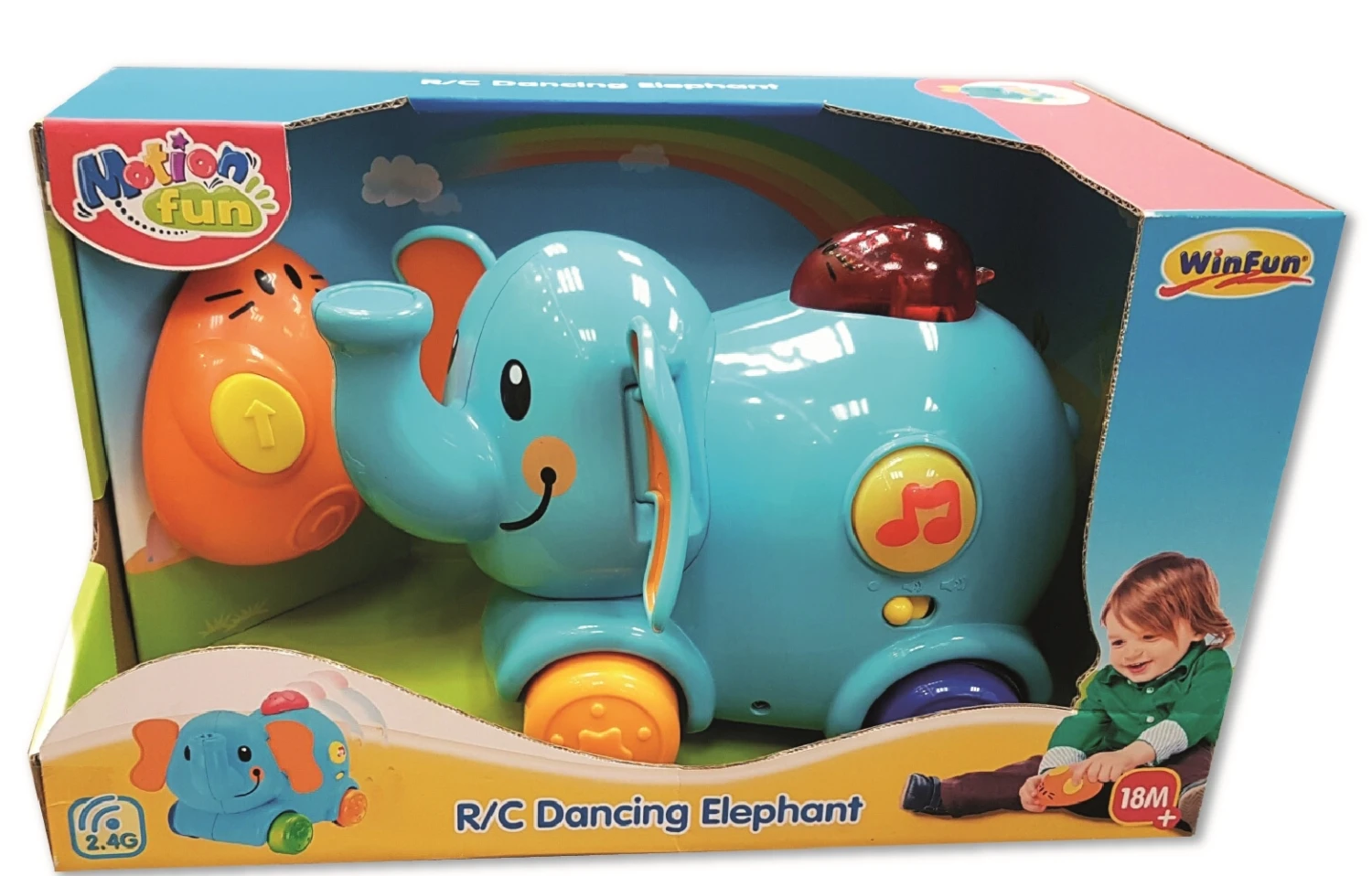 Winfun Ελεφαντακι Τηλεκατευθυνομενο R/C Dancing Elephant (001143-NL) - Image 2