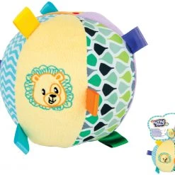 WinFun Μαλακη Μπαλιτσα Λιονταρι Ceasar The Lion Soft Rattle Ball (0180-NL)