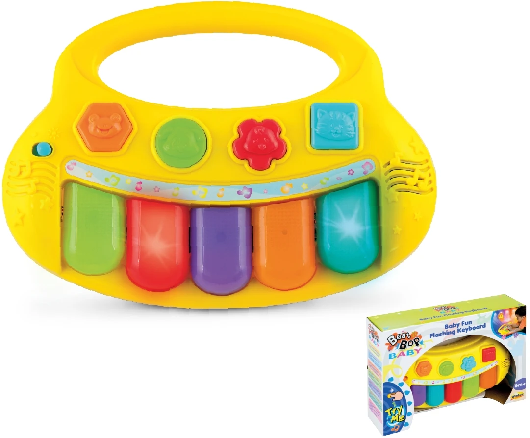 WinFun Πιανακι Με Φωτακια Βaby Fun Flashing Keyboard (2007-NL)