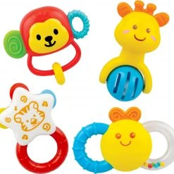 Winfun Κουδουνίστρες Ζωάκια – Σετ Animal Pals Rattle Play Set (0634-NI)