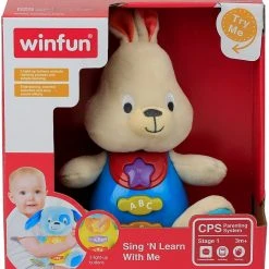 Winfun Μελωδικό – Εκπαιδευτικό Κουνελάκι Bouncy Bunny Sing And Learn With Me (0687-NL)