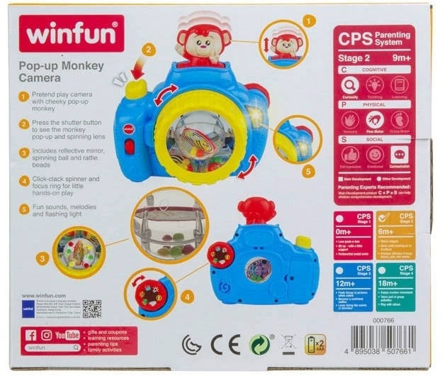 Winfun Φωτογραφική Μηχανή Pop – Up Monkey Camera (0766-NL) - Image 3