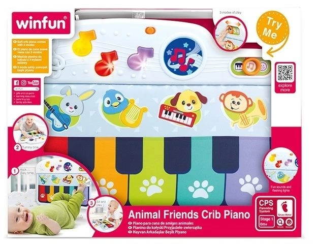 Winfun Μαλακό Πιανάκι Με Ζωάκια (0781-NL) - Image 2