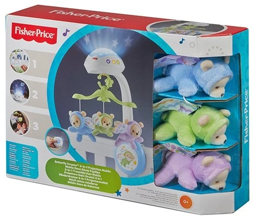 Fisher Price Μουσικο Περιστρεφομενο Με Αρκουδακια (CDN41) - Image 4