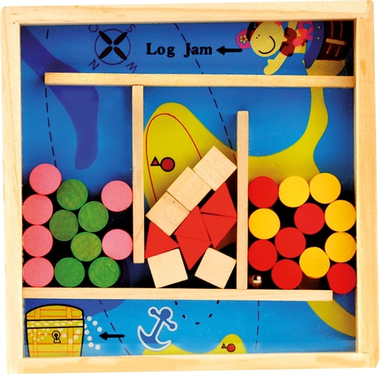 Bino Ξυλινο Παιχνιδι Λαβυρινθος Διαφορα Σχεδια (9984193) - Image 2