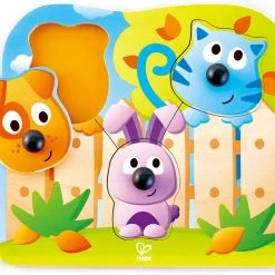 Hape Ξυλινο Παζλ Με 3 Ζωακια (Ε1309Α)