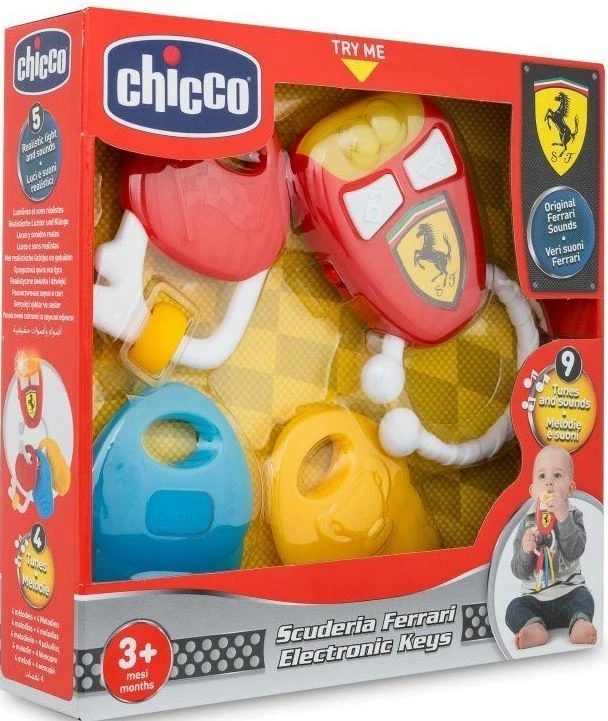 Chicco Κουδουνιστρα Κλειδια Με Ηχο Ferrari (Y02-09564-00) - Image 2