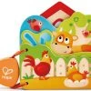 Hape Ξυλινα Baby’S Farm Animal Book Βιβλιαρακι Φαρμας (E0046A)