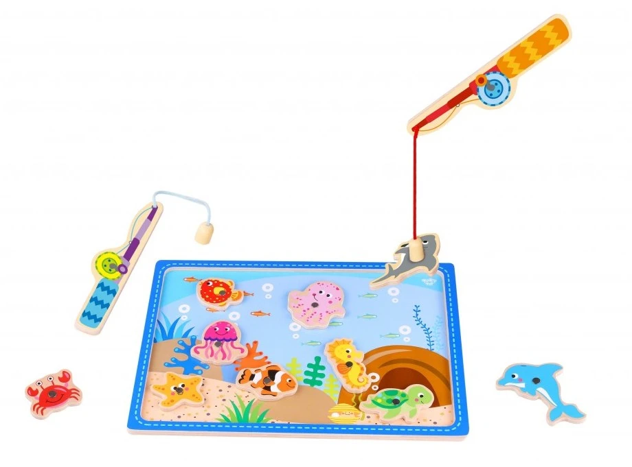 Tooky Toy Ξυλινο Παιχνιδι Ψαρεματος (TKF040)