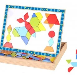 Tooky Toy Ξυλινος Μαγνητικος Πινακας Σχηματα (TKF027)
