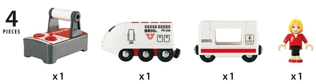 Brio World Τηλεκατευθυνομενο Επιβατικο Τρενο (33510) - Image 4