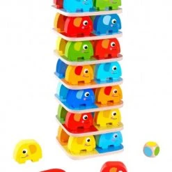 Tooky Toy Tooky Του Ξυλινα Ελεφαντακια Ισορροπιας (TKF070)