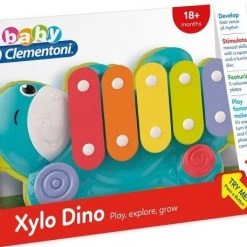 Baby Clementoni Βρεφικό Παιχνίδι Μουσικό Ξυλόφωνο Δεινοσαυράκι (1000-17263)