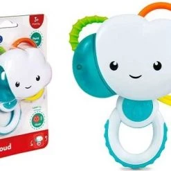 Baby Clementoni Βρεφικό Παιχνίδι Οδοντοφυΐας-Κουδουνίστρα Συννεφάκι (1000-17324)