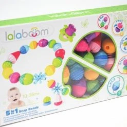 Baby Clementoni Lalaboom Παιχνίδι 36Τμχ Χάντρες Και Αξεσουάρ Lalaboom (1000-86090)